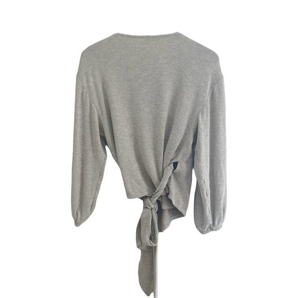 Revolve Majorelle Booker Knit Wrap Sweater Sz S - Picture 4 of 9